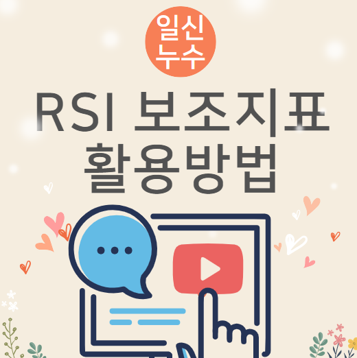  RSI 보조지표 설정 구성 원리  매매기법 간단 정리