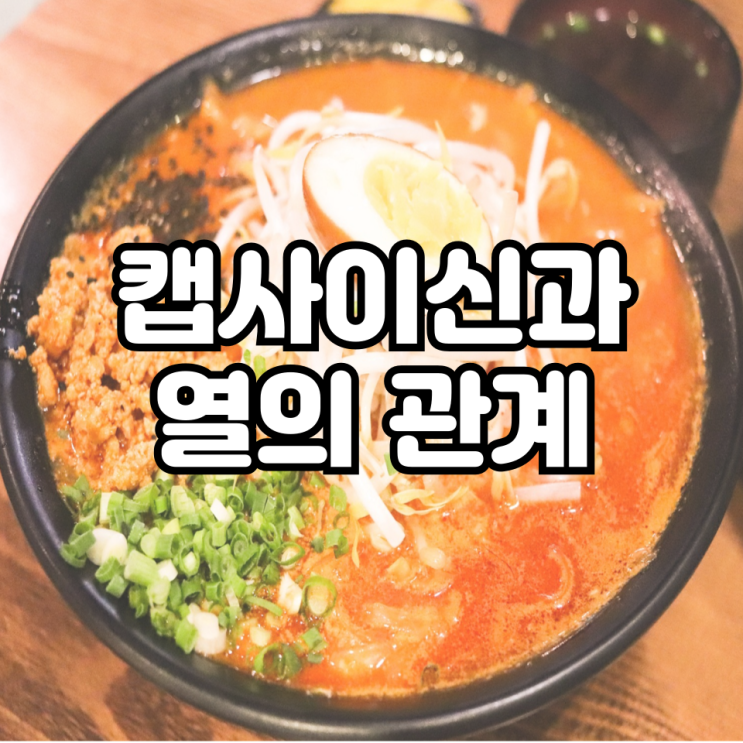  매운 음식, 식으면 덜 매운 이유(feat. 핫파스)