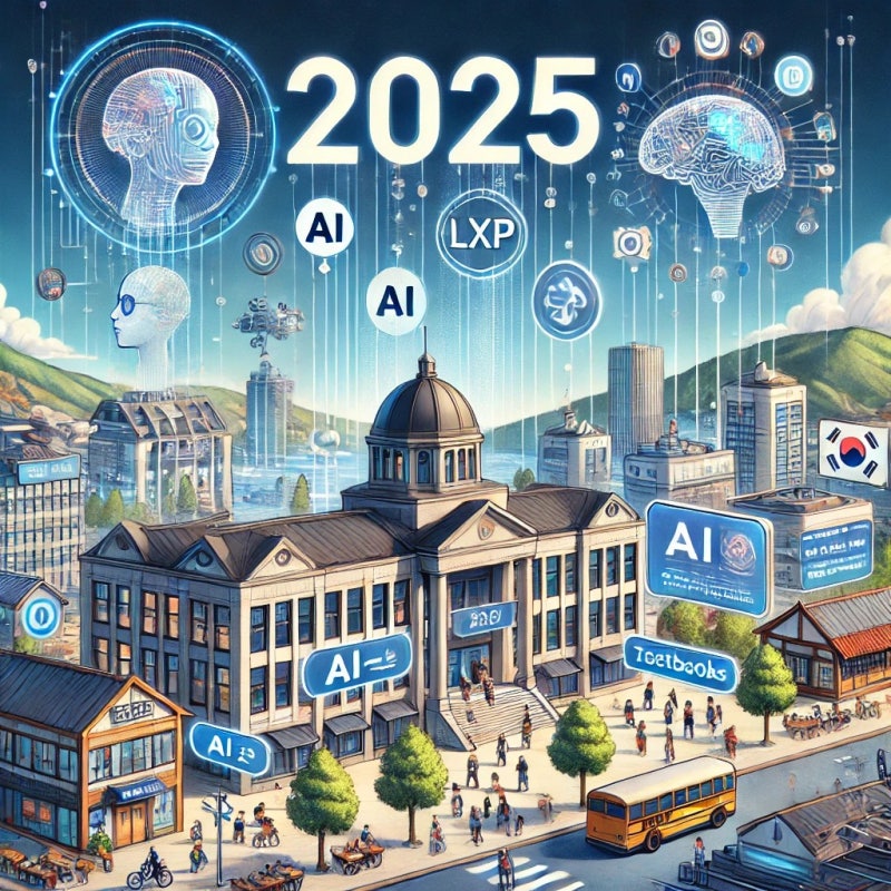 AI 기술이 적용된 주요 학원가의 모습