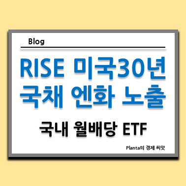  국내 월배당 ETF : RISE 미국30년국채엔화노출(합성 H) 주가