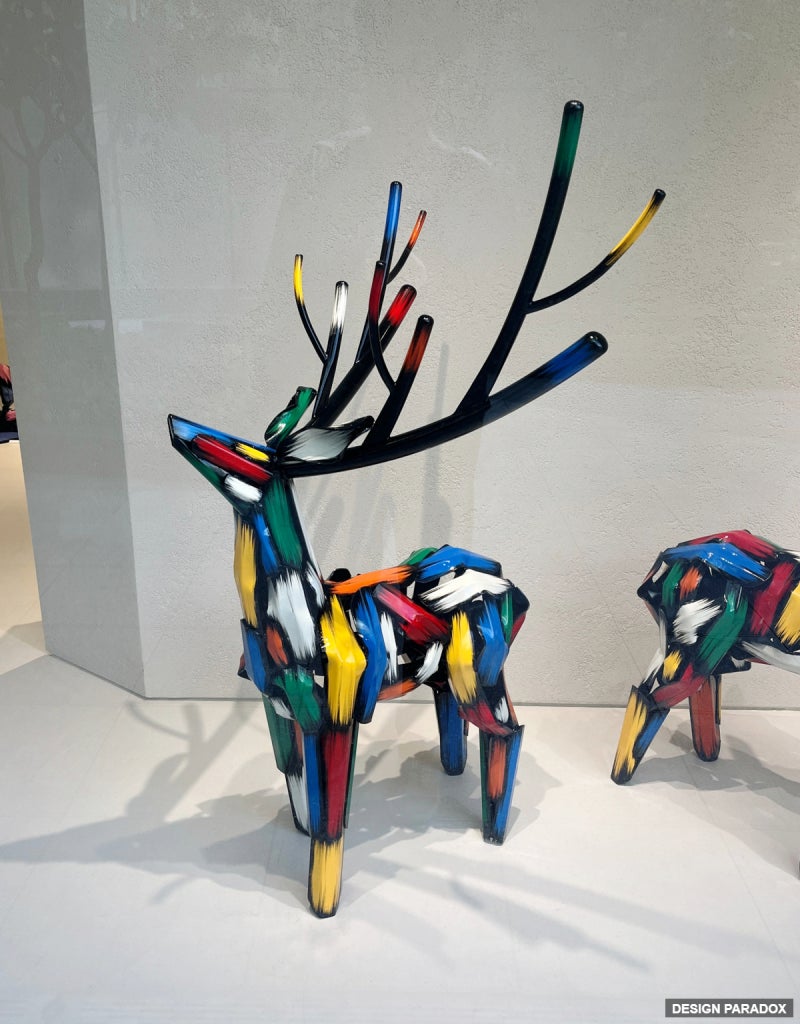 평면 스타일에 귀여운 사슴. 스톡 벡터 - ©7romawka7 150821422, image size:800x1024