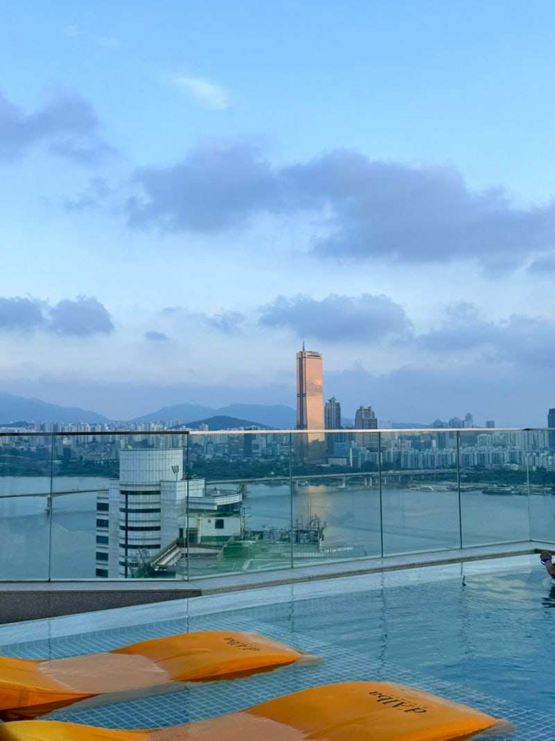 마포 호캉스 호텔 나루 서울 엠갤러리 인피니티풀,룸서비스,한강뷰 조식 : 네이버 블로그, image size:800x1067