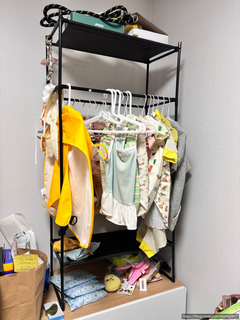 다이소 5000원 으로 강아지 옷장(행거) 만들기