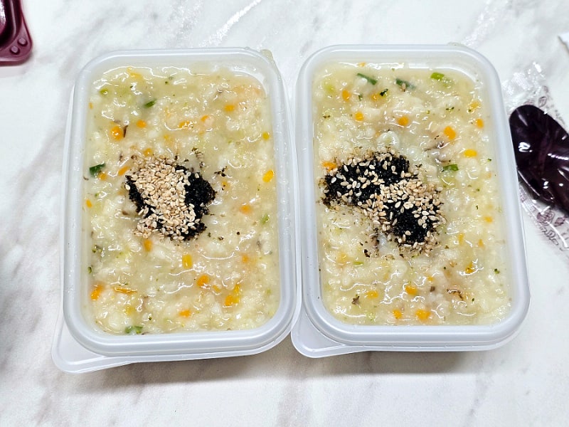 포항 죽집 양이 푸짐했던 본죽오천점
