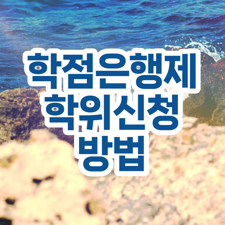  학점은행교육원 , 학점은행제 학사전공 인강만으로 준비한 방법