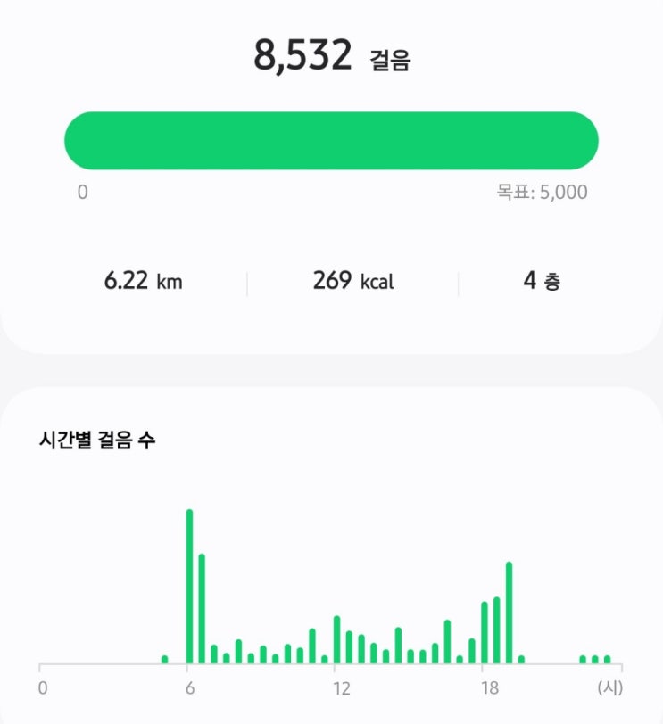  꾸준히 운동하기! 6일차