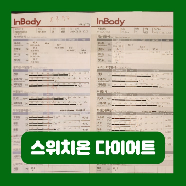  최근 핫한 스위치온 다이어트 후기 마치고 얻은 것 알게된 것