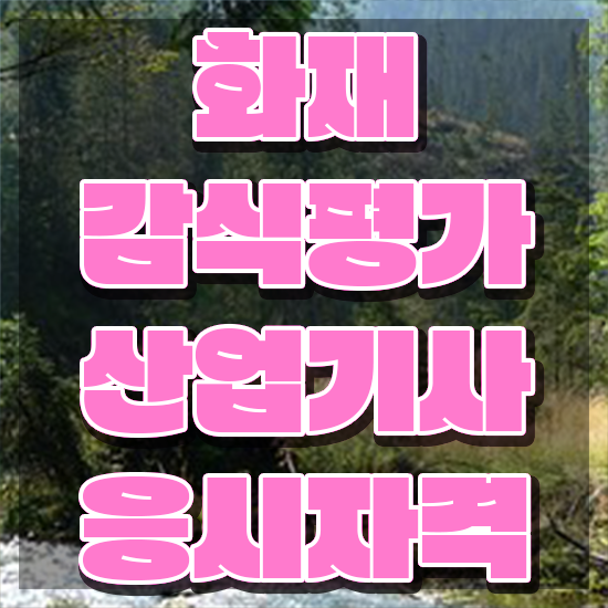  화재감식평가산업기사 관련학과 화재감식평가산업기사 취득자격 학점은행제로 빠르게 성공한 방법
