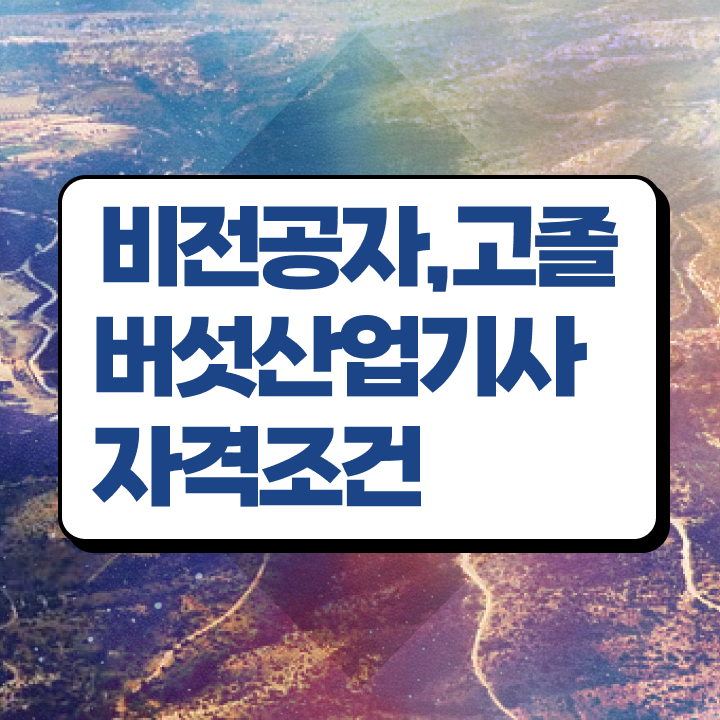  버섯산업기사 후기 버섯산업기사 자격요건 온라인으로 편하게 준비한 노하우