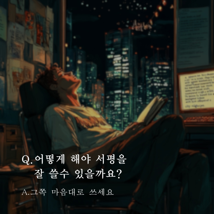  Q.어떻게 해야 서평을 잘 쓸 수 있을까요?