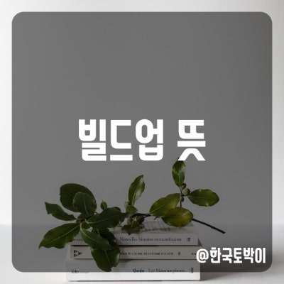  축구 빌드업 뜻 (build up)