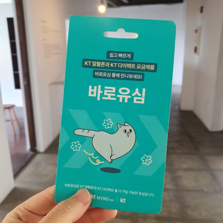  신도림선불폰 KT다이렉트 유심 개통 방법