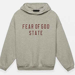 #10. 24FW Fear of god Essentials Fleece Hoodies - Dark Heather 리뷰 후기(피어 오브 갓 에센셜 후드 리뷰/후....