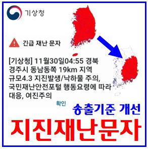  지진재난문자 발송기준 개선 (ft. 송출기준) : 광역시도, 시군구세분화, 흔들림, 지진동, 전국, 규모중심, 진도기반, 안전안내, 국외발생, 경주칠곡, 수신차단, 아이폰, 갤럭시