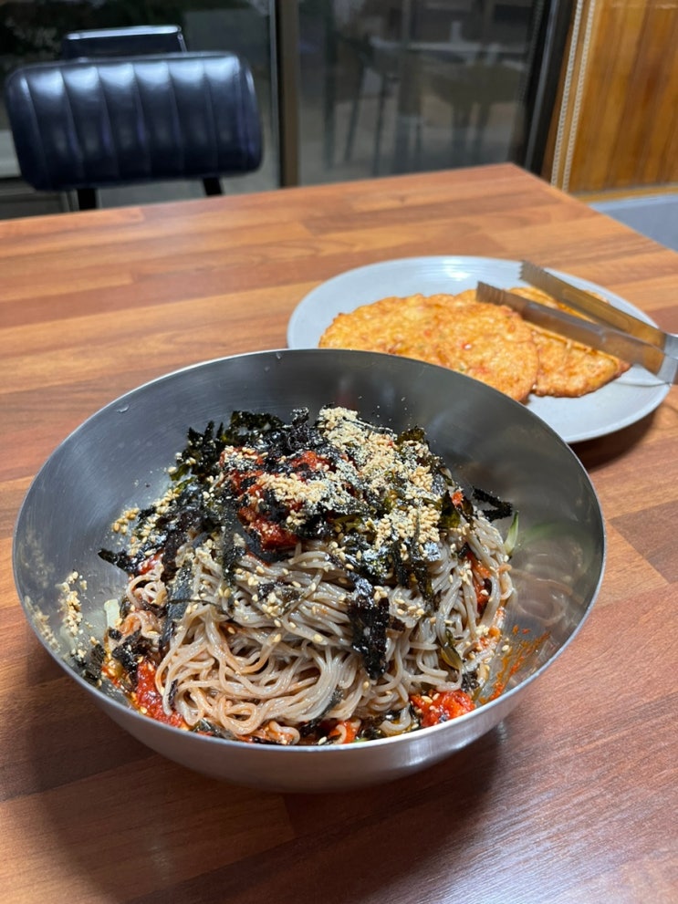  [강릉 맛집] 본가동해막국수 비빔막국수 명태식해, 녹두감자전