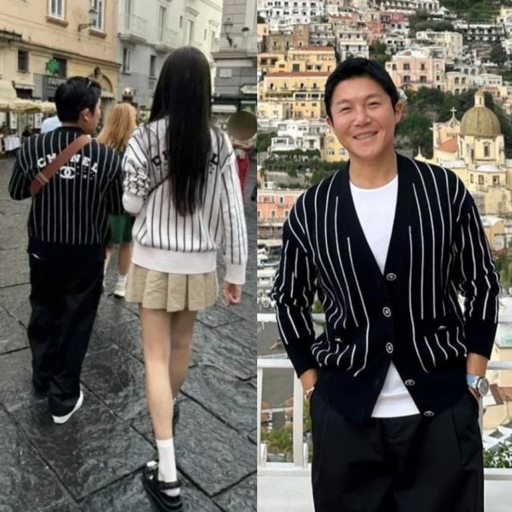  장안의 화제! 조세호 신혼여행 커플룩 샤넬 가디건 가격 정보