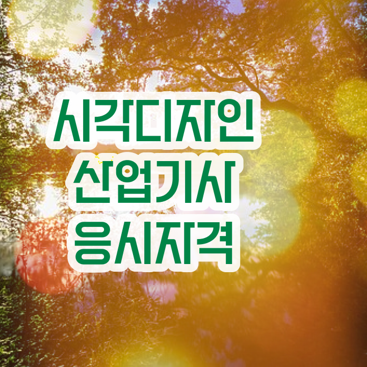  시각디자인산업기사 시험 접수 시각디자인산업기사 시험응시조건 학점은행제로 편하게 끝낸 과정