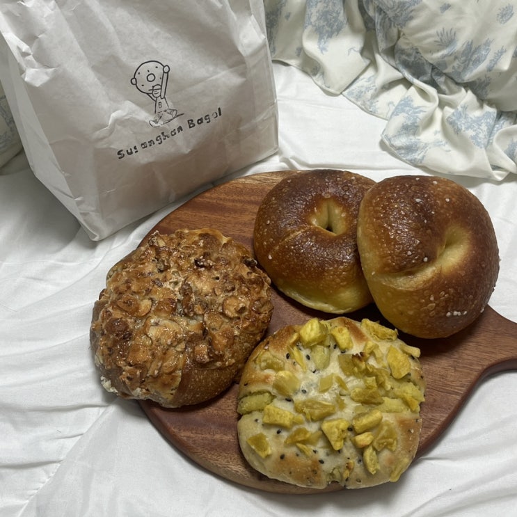  홍대 맛집 상수 카페 브런치 먹기 좋은 수상한베이글