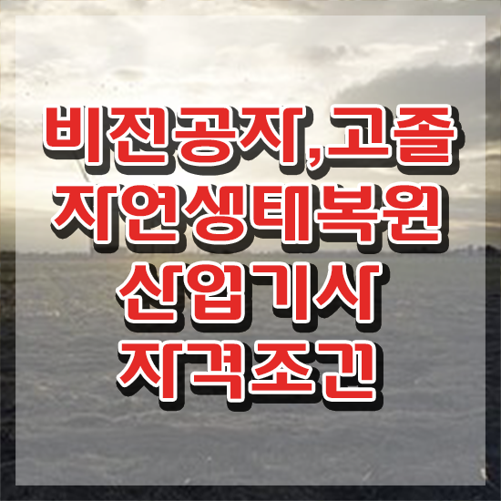  자연생태복원산업기사 학은제 자연생태복원산업기사 시험응시자격 학점은행제로 빠르게 완료한 노하우