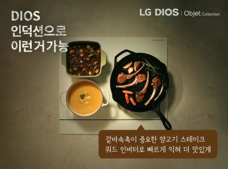  LG전자의 LG디오스 오브제컬렉션 인덕션