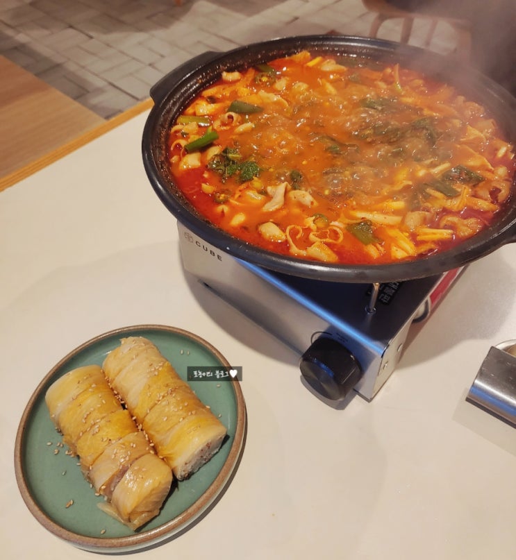  신당맛집 돼지곱창전골 연해장 웨이팅 포장 주차 까지 줄서는식당방영