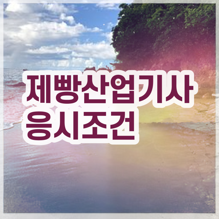 제빵산업기사 취득자격 인강만 듣고 간편하게 완료한 전략