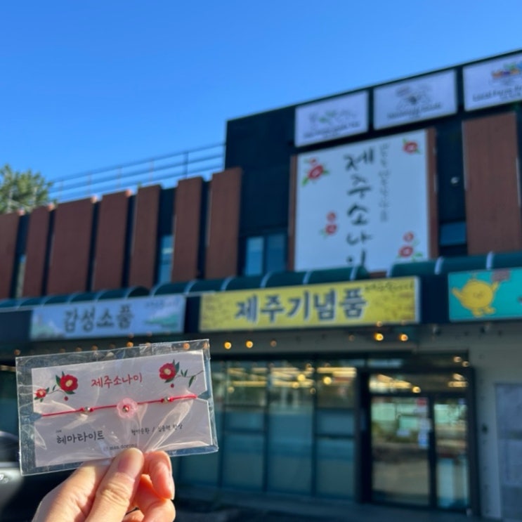  제주 소품샵 “제주소나이 중문”