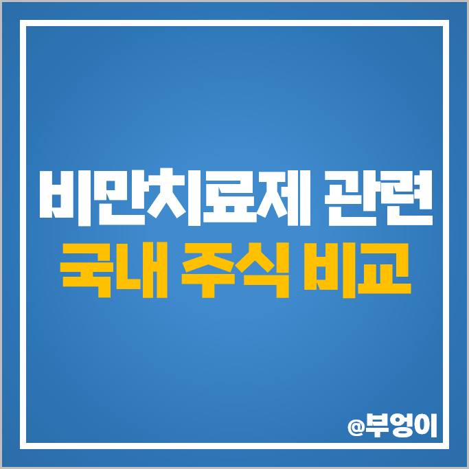 비만치료제 관련주 한미약품 펩트론 압타머사이언스 주가 대화제약 일동제약 주식 비만치료제 관련주 한미약품 펩트론 압타머사이언스 주가 대화제약 일동제약 주식