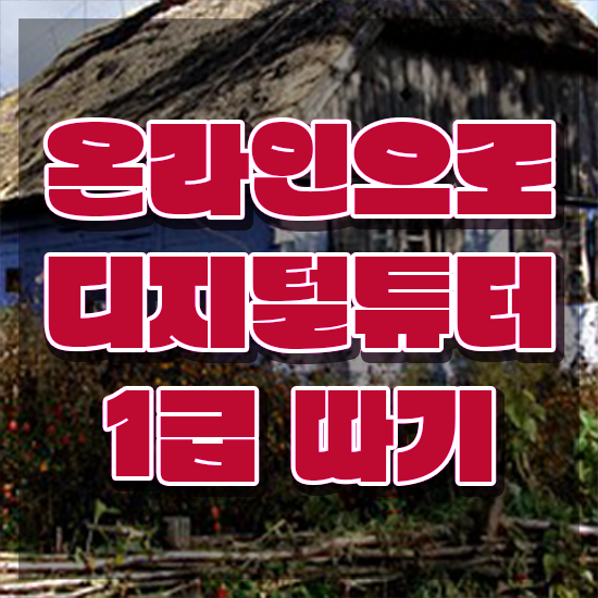  디지털미디어 리터러시 , 디지털튜터 자격증 1달 만에 준비한 과정 , 무료수강 혜택