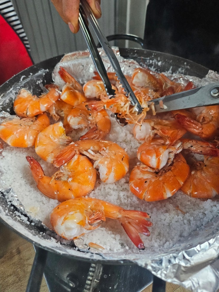  크고 통통한 가성비 왕새우 경남 사천시 맛집 금천수산 내돈내산 후기