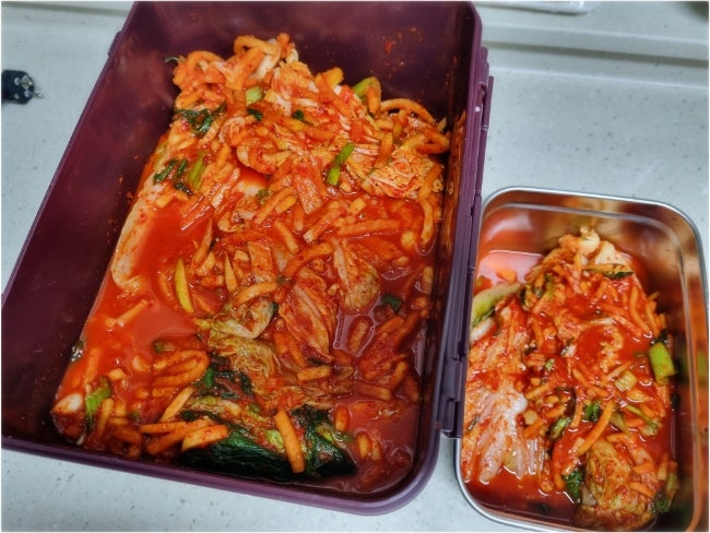 홈쇼핑김치 도미솔김치 왕비포기김치 10Kg 내돈내산 후기