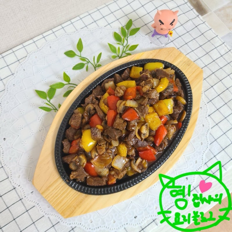 삼시세끼 라이트 차승원 찹스테이크 따라 만들어보기! 술안주 만들기 등심 요리 찹스테이크 ....