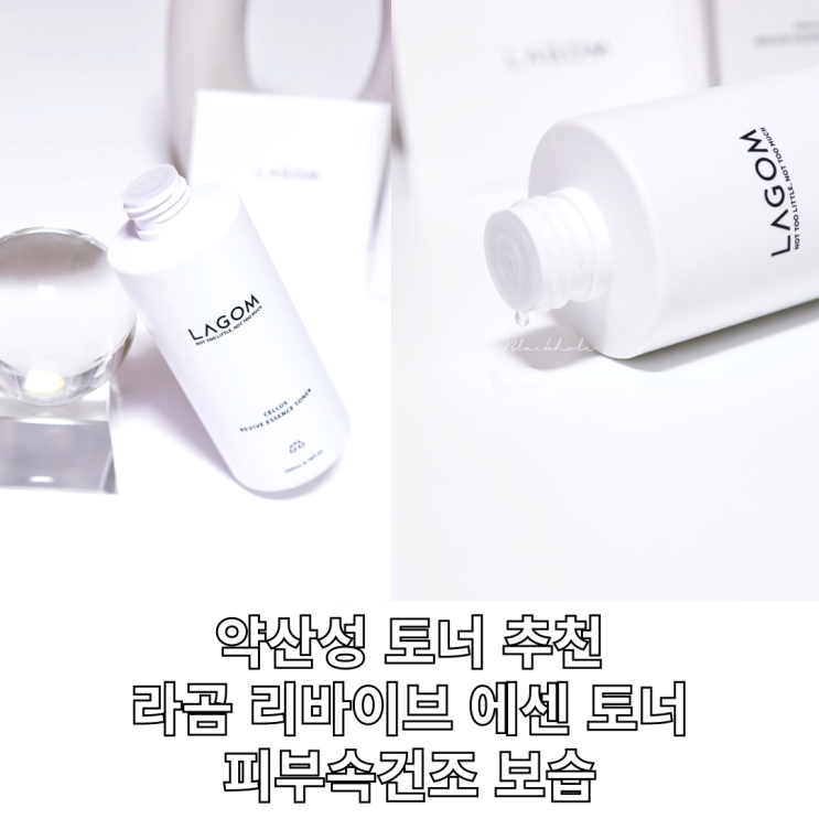  피부속건조에 좋은 약산성 토너 추천 라곰 리바이브