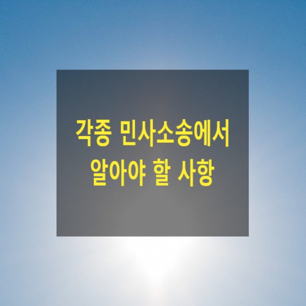  각종 민사소송에서 알아야 할 사항(청구취지, 청구원인, 요건사실, 서증, 증거, 증명, 대여금, 매매대금, 임금, 약정금, 임대차보증금, 건물명도, 공사대금, 어음, 수표)