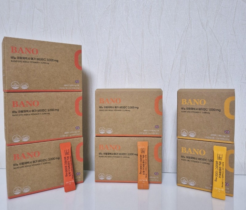 내돈내산:)바노 이왕재 박사 비타민C 1000mg, 2000mg, 3000mg 구매후기