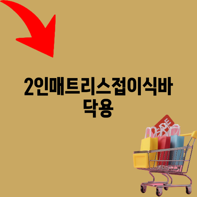 2인용 접이식 매트리스 바닥 침대  편리함과 실용성을 위한 선택 가이드 3가지  모델 비교 분....