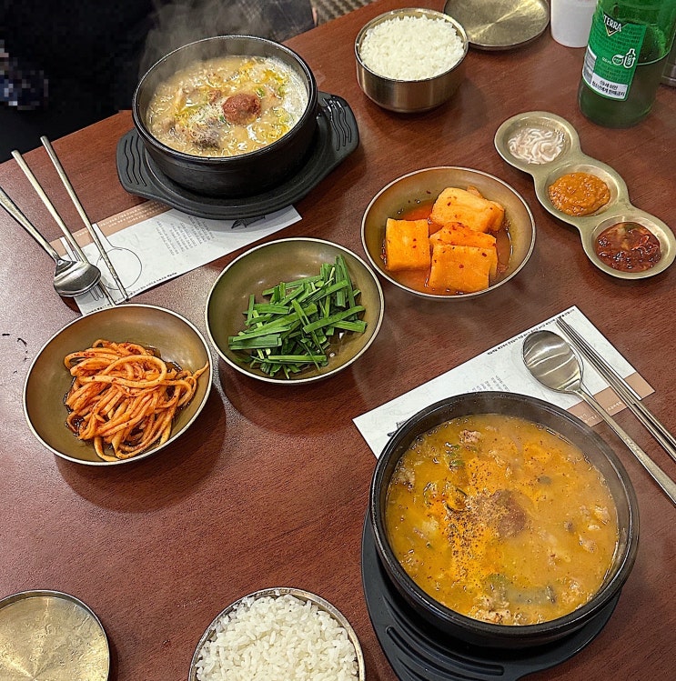  잠실 석촌호수 핫플 청와옥 내돈내산 순대국밥 오징어숯불구이 맛집