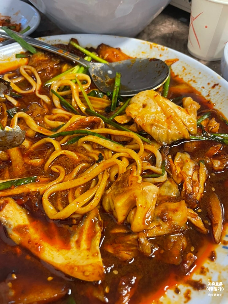  다선 칼국수 교대 직영점_교대역 밥술집 맛집(불낙지와 칼국수)