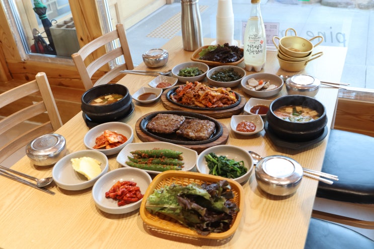  경주 보문단지 맛집 뿌듯했던 소나무