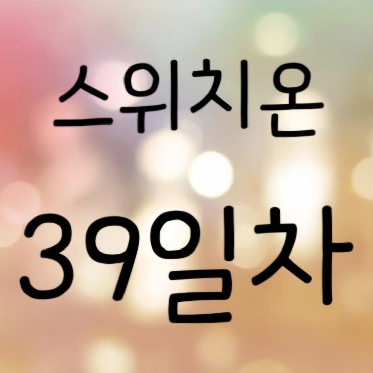  스위치온 다이어트 39일차 후기 (고탄수화물)