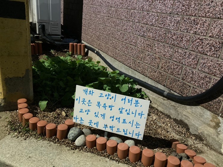  잠시 발걸음을 멈추게 한 동네 목욕탕의 안내문