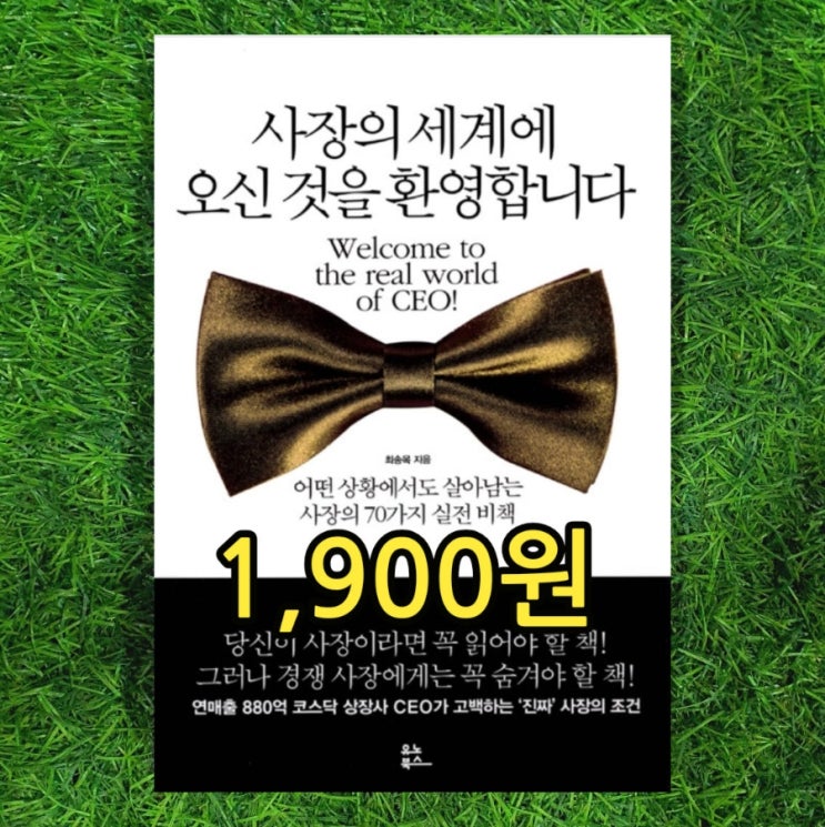  사장의 세계에 오신 것을 환영합니다 어떤 상황에서도 살아남는 사장의 70가지 실전 비책 최송목 1,900원 사장을 위한 경영수업 중고책 헌책방 중고서점