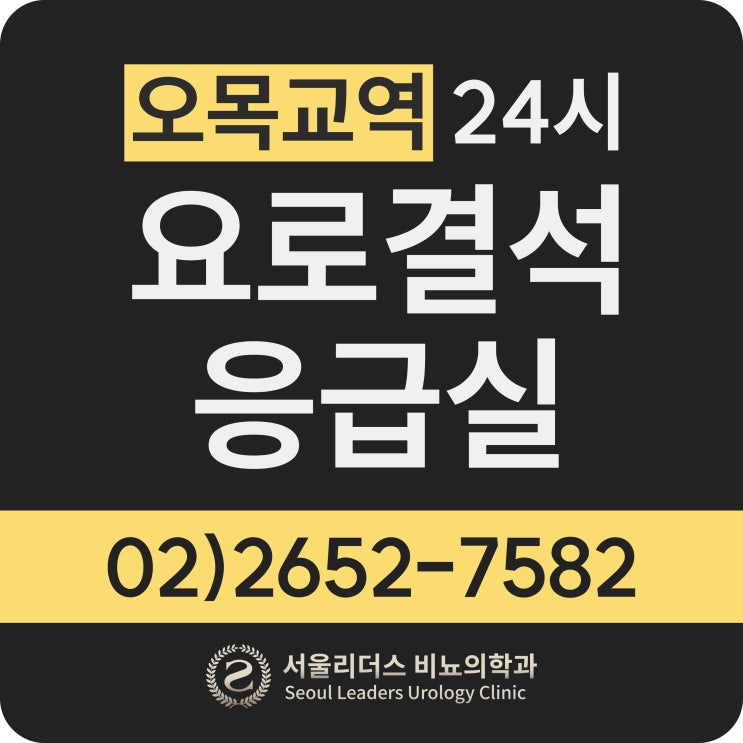  24시 응급 요로결석/일반 예약 문의