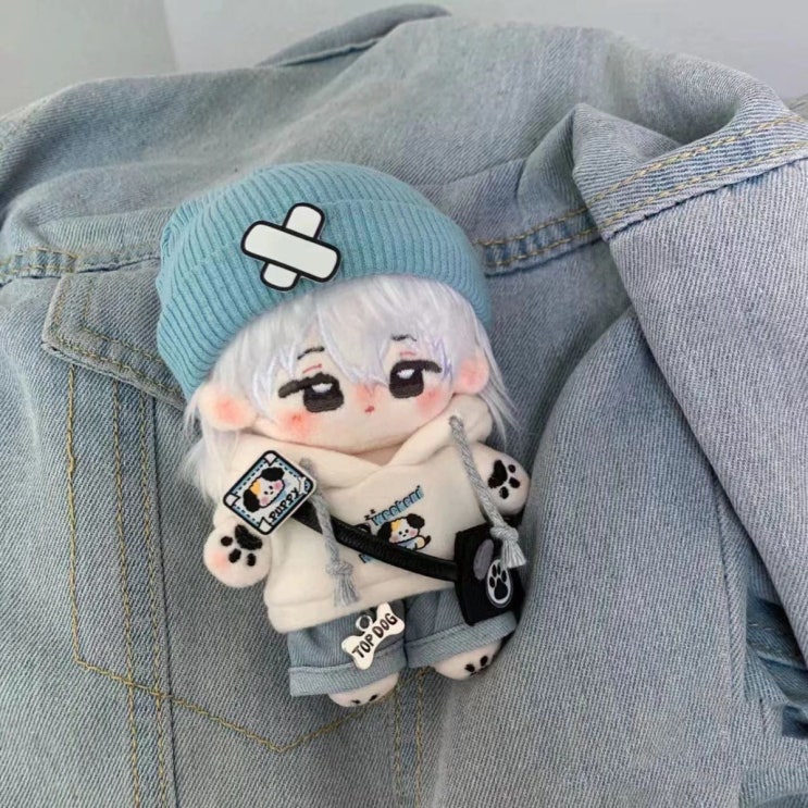  10cm 스트릿 멍멍 세트 인형옷 아이돌인형옷