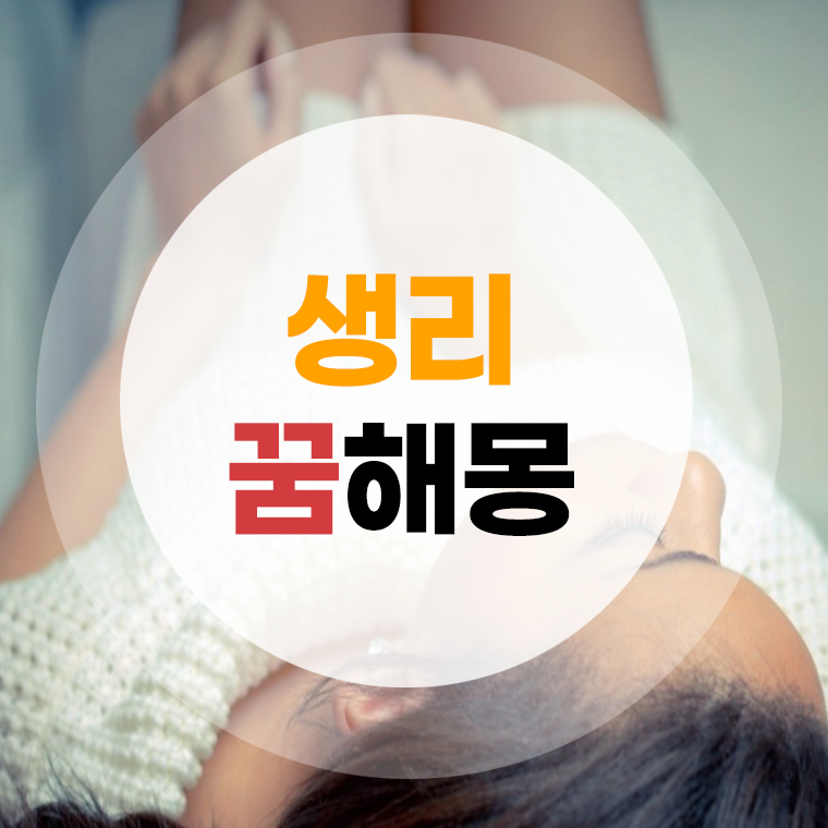 생리꿈해몽 생리나오는꿈 내가 생리하는꿈 생리묻은꿈 풀이