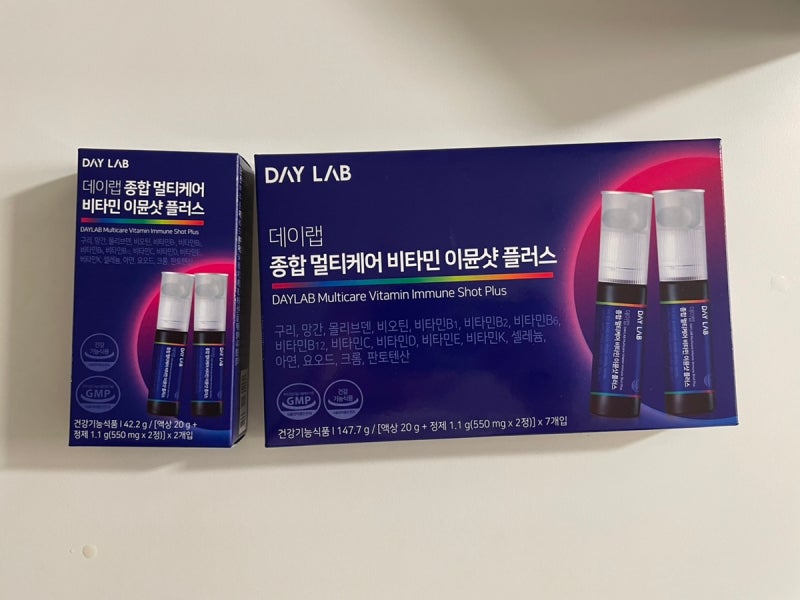 데이랩 종합 멀티케어 비타민 이문샷 플러스 효능 부작용 (어지러움)