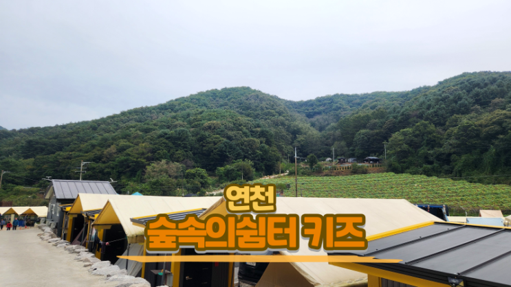 연천 캠핑_타프존과 개별화장실, 공연장이 있는 숲속의쉼터 키즈