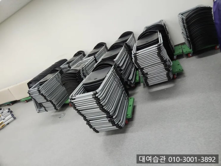  인천 부천 개업식 오픈행사 의자 테이블 대여 임대 렌탈