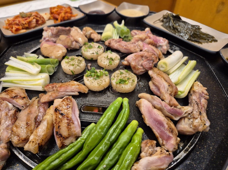  문지동 맛집, 팔각도 대전문지점에서 숯불닭갈비 먹고 온 후기