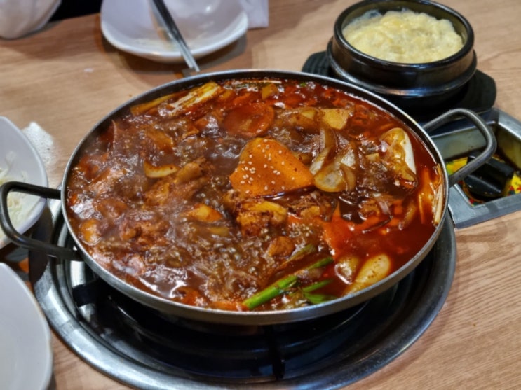  수원역 가성비 맛집 하회마을찜닭 매콤 찜닭 후기